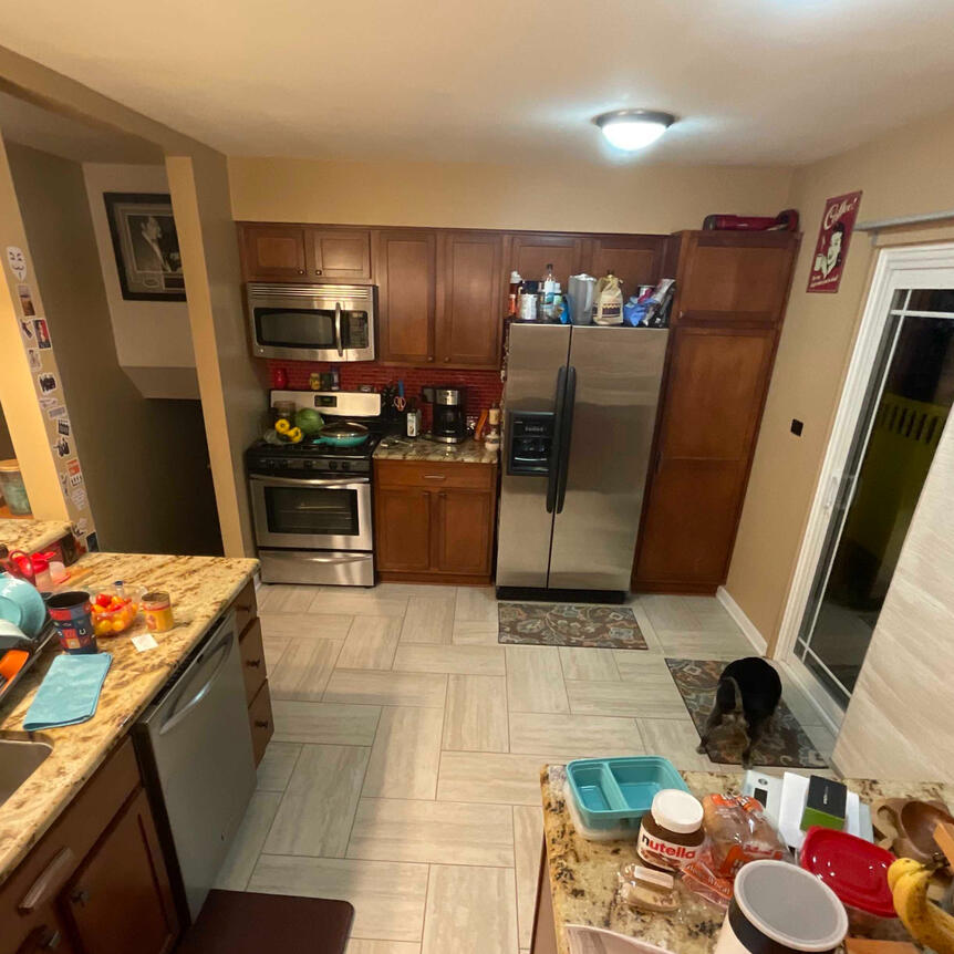 Kitchen #1 before cabinet refacing. Kitchen 1 Before Cabinet Refacing.